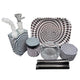 Get Lost 7-in-1 Juice Box Bubbler Gift Set Black & White Spiral
