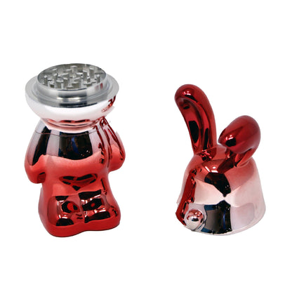 Get Lost Bunny Chrome Herb Grinder