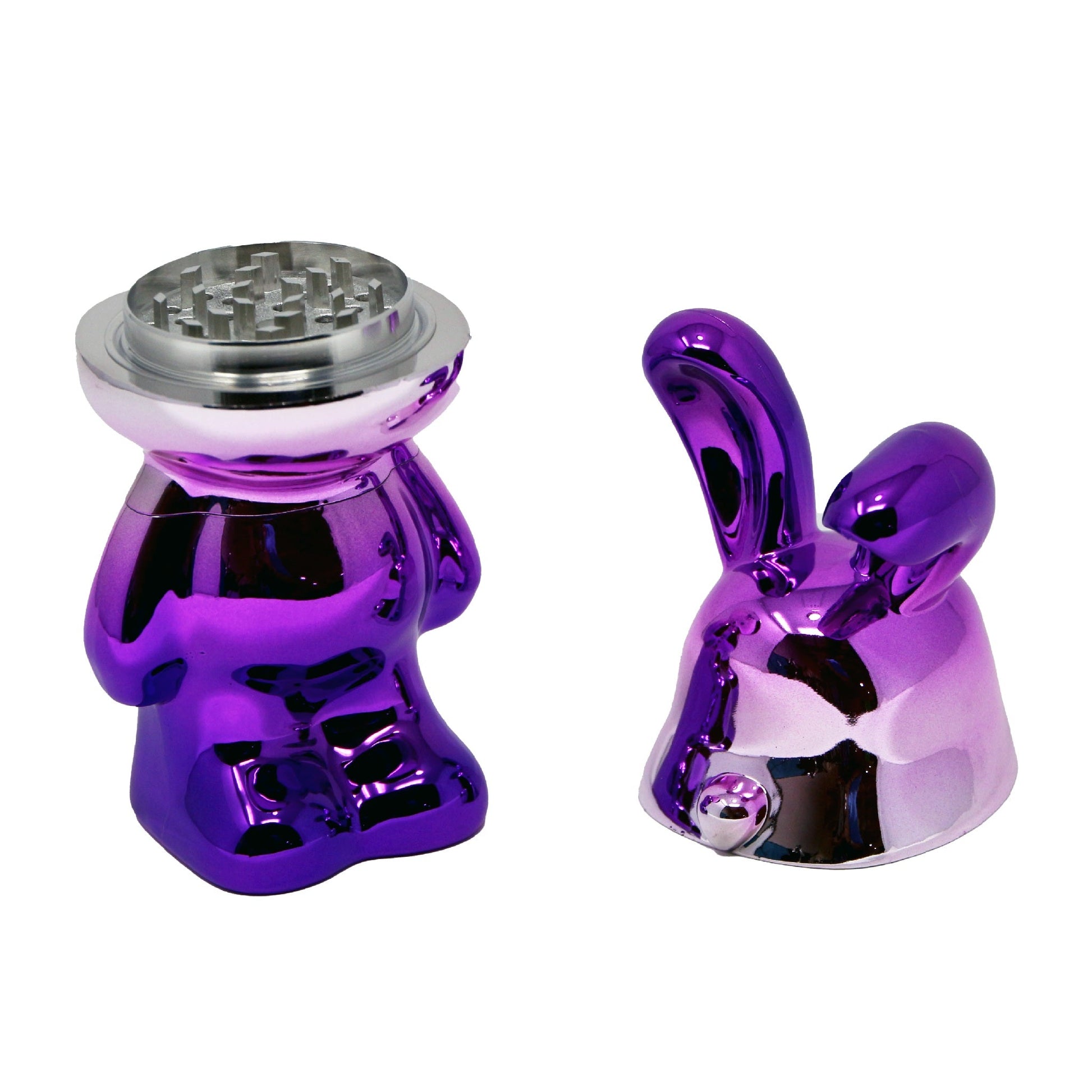 Get Lost Bunny Chrome Herb Grinder