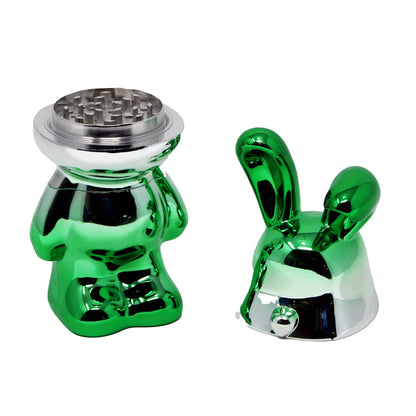 Get Lost Bunny Chrome Herb Grinder