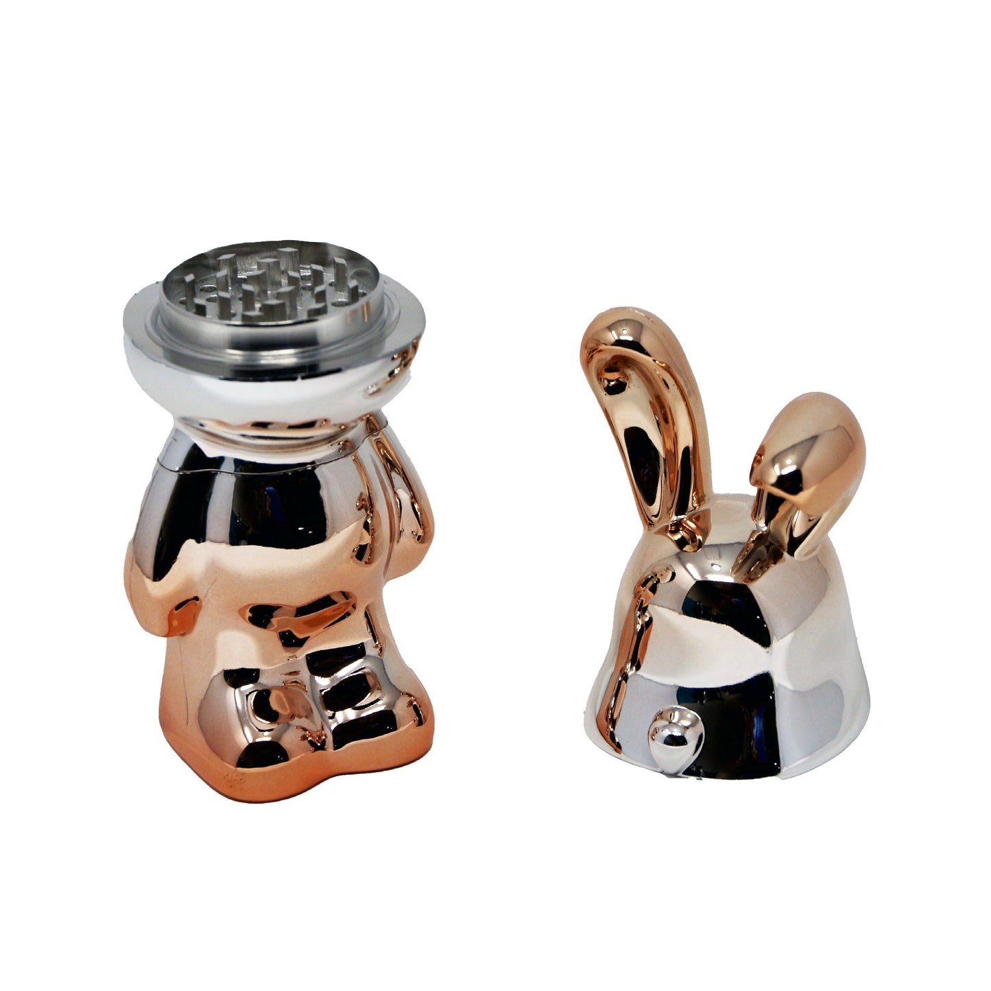 Get Lost Bunny Chrome Herb Grinder