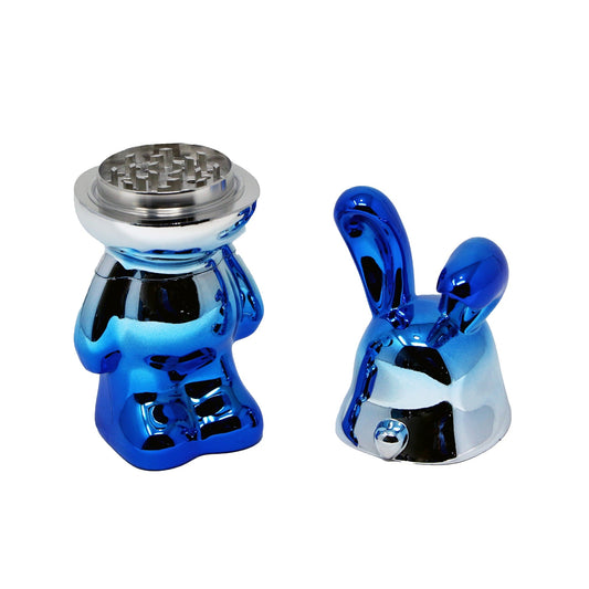 Get Lost Bunny Chrome Herb Grinder
