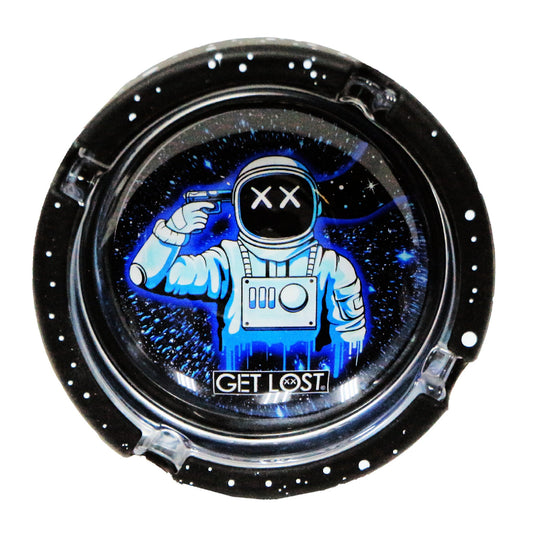 Get Lost Glass Ashtray w/ Silicone Set