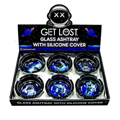 Get Lost Glass Ashtray w/ Silicone Set Set 01