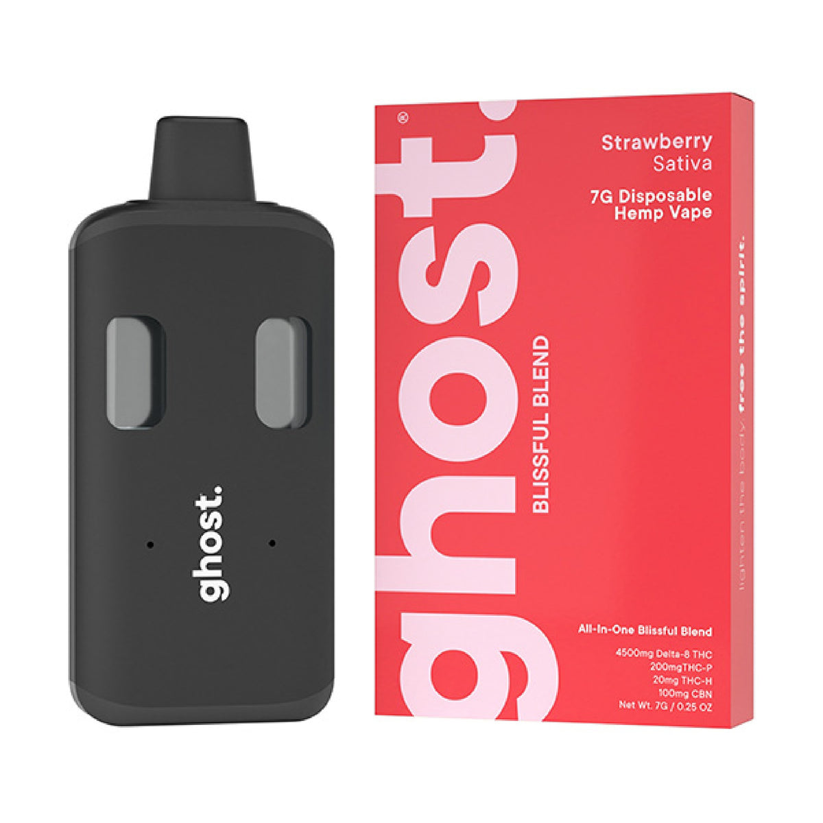Ghost All-In-One Blissful Blend Device - 7000mg Strawberry (S) / 1