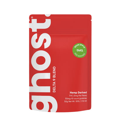 Ghost Delta 9 Wellness Gummies - 50mg Sour Apple