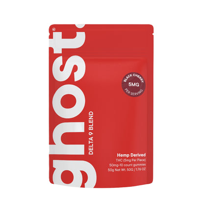 Ghost Delta 9 Wellness Gummies - 50mg Black Cherry