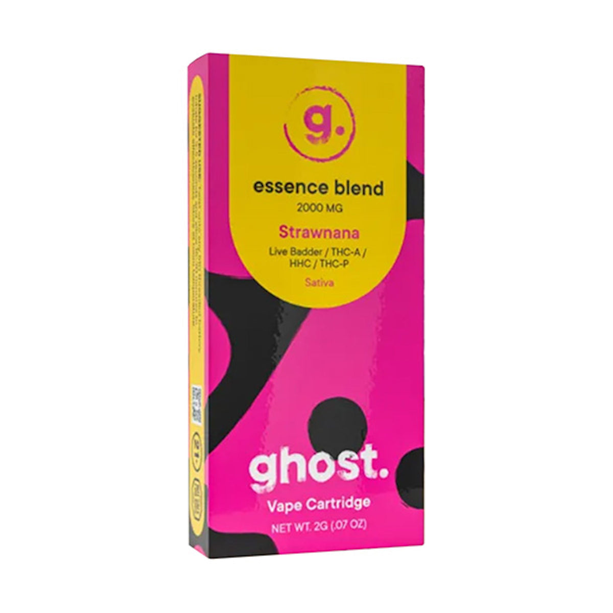 Ghost Essence Blend Unit - 2000mg Strawnana (S) / Single Cart / 1 Pack