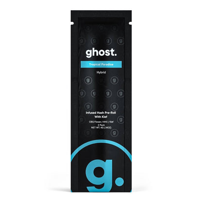 ghost disposable vape 2g Ghost HHC + CBG Infused Hash Pre-Rolls w/Kief - 2g (2ct)
