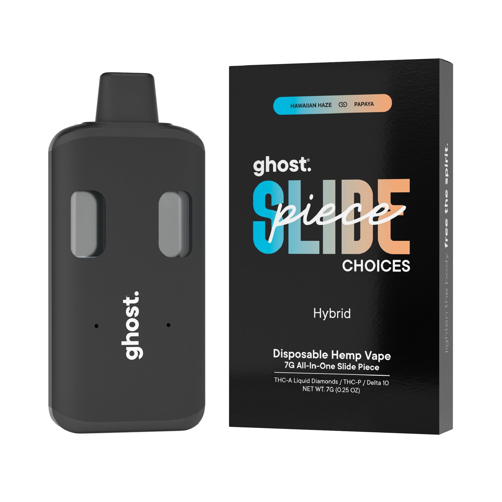 Ghost Slide All-In-One THC-A Device - 7000mg Hawaiian Haze x Papaya