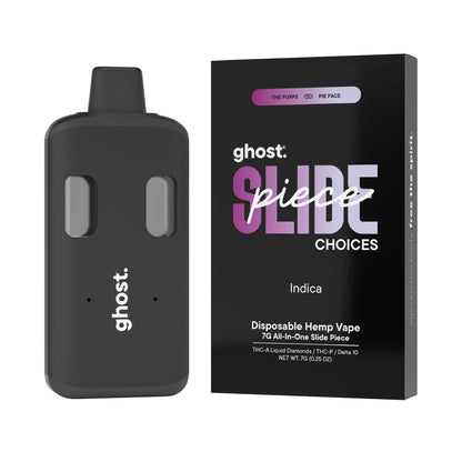 Ghost Slide All-In-One THC-A Device - 7000mg The Purps x Pie Face