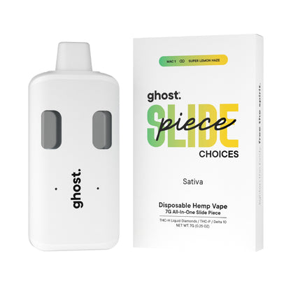 Ghost Slide All-In-One THC-H Device - 7000mg MAC 1 x Super Lemon Haze