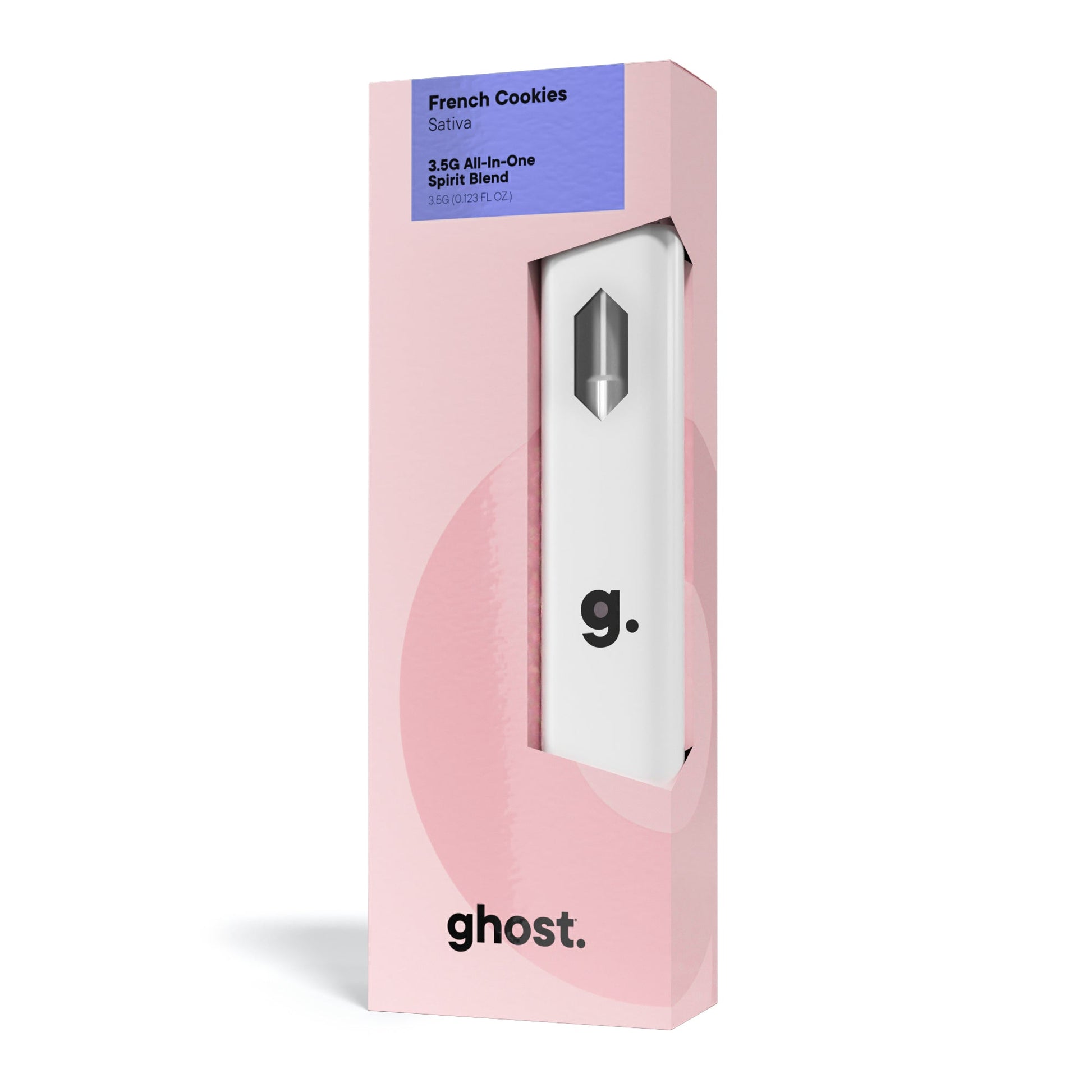 Ghost Spirit Blend Live Badder THC-A Vaporizer - 3500mg French Cookies (S)