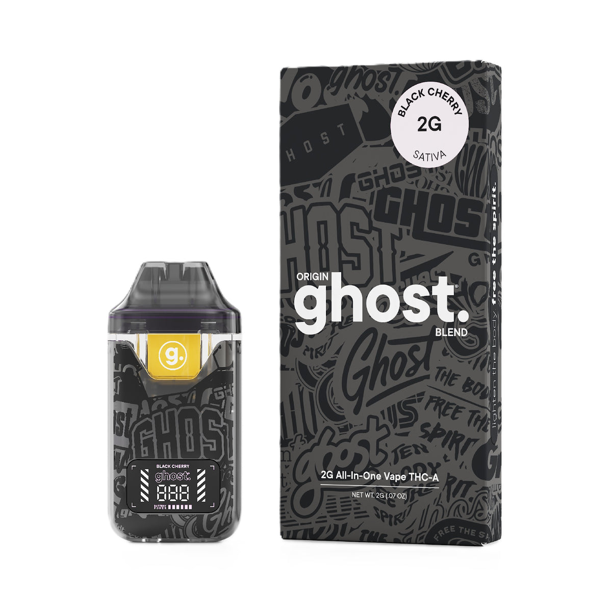 Ghost THC-A Blend All in One Device - 2000mg Black Cherry