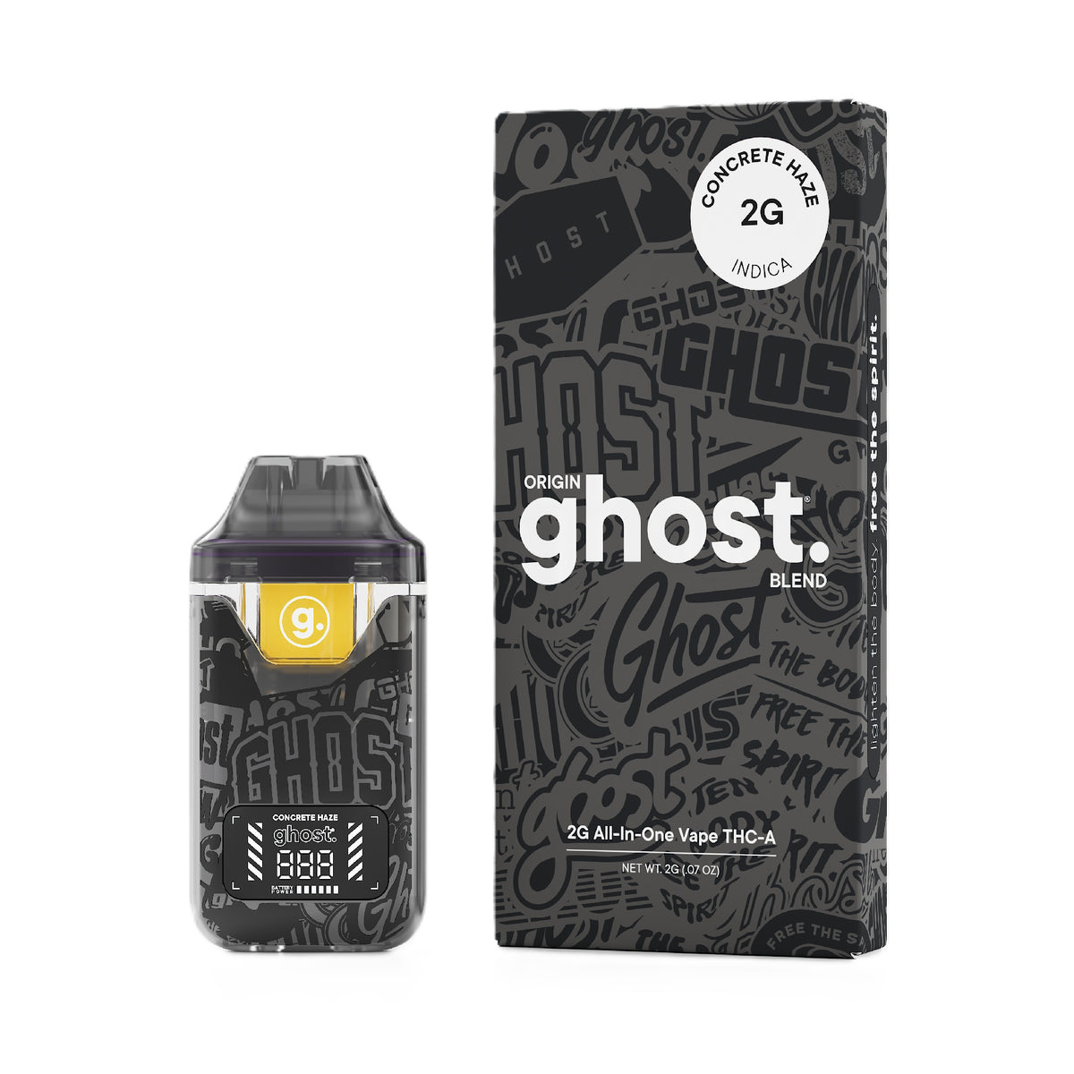 Ghost THC-A Blend All in One Device - 2000mg Concrete Haze