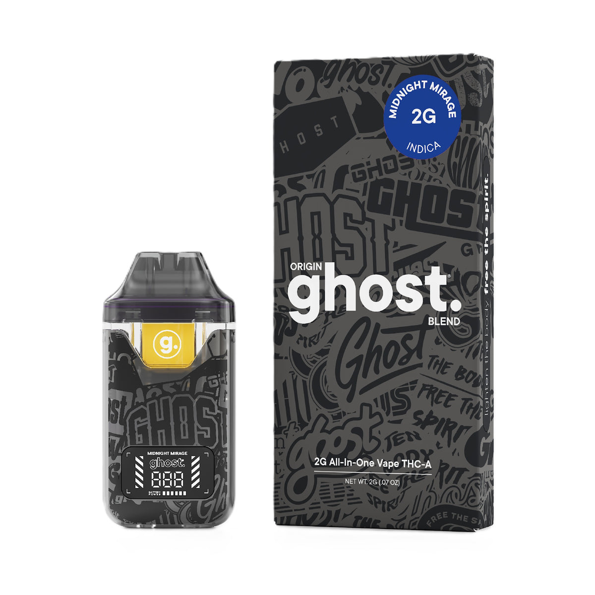 Ghost THC-A Blend All in One Device - 2000mg Midnight Mirage