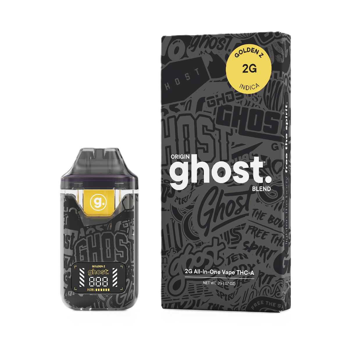 Ghost THC-A Blend All in One Device - 2000mg Golden Z