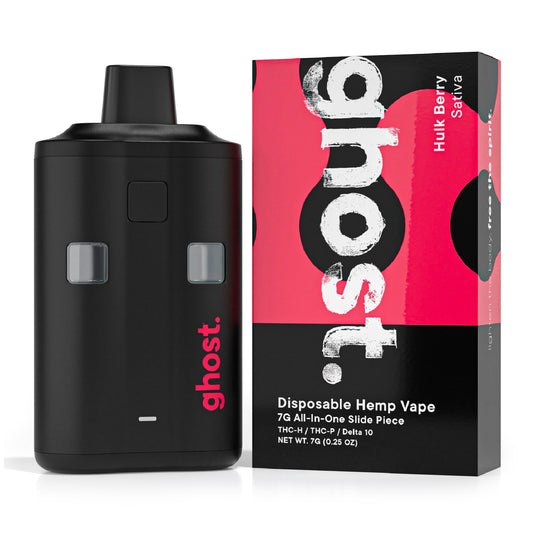 Ghost THC-H Slide Vaporizer - 7000mg Hulk Berry