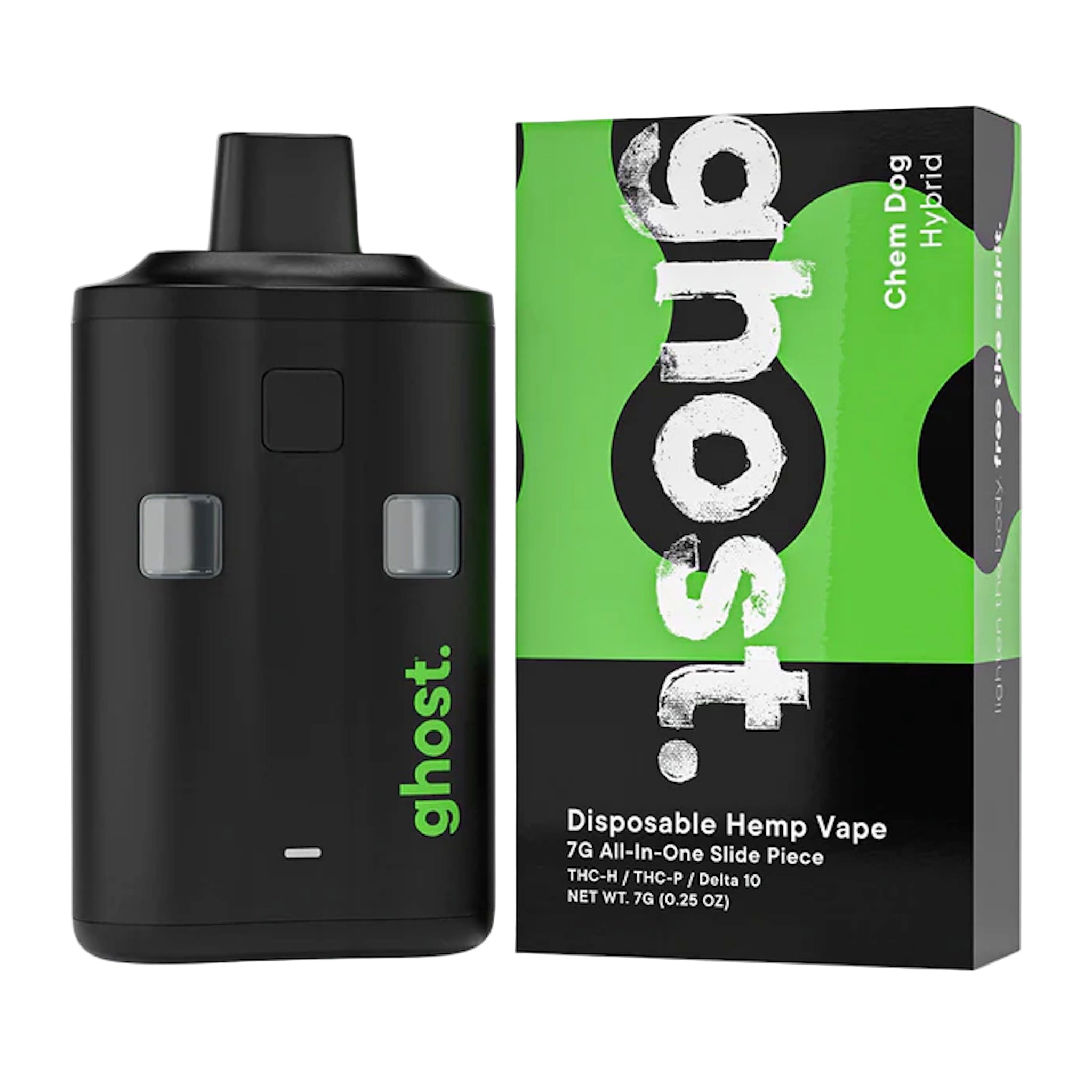【美品】 Dr. Caviet Ghost+ Plus Ghost THC-H Slide Vaporizer - 7000mg - Everything 420