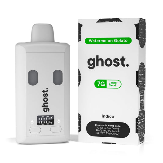 Ghost THC-P All-In-One Casper Blend Vaporizer - 7000mg Watermelon Gelato (I)