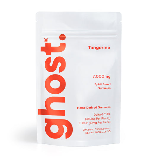 Ghost THC Spirit Blend Gummies - 7000mg Tangerine