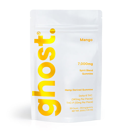 Ghost THC Spirit Blend Gummies - 7000mg Mango