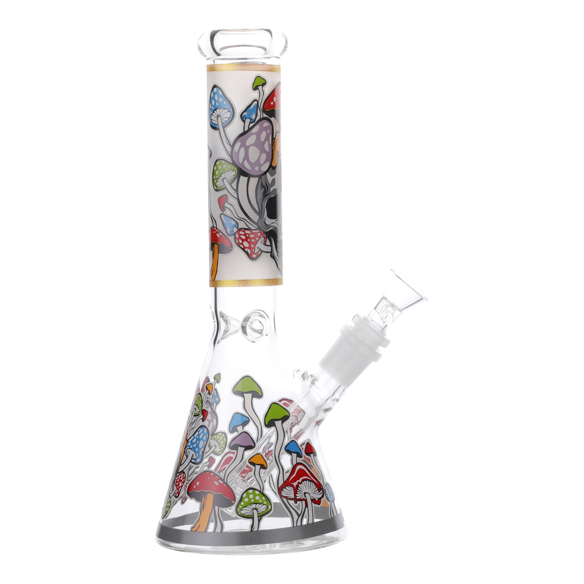 GITD Skull Cap Bong - 10in - Everything 420