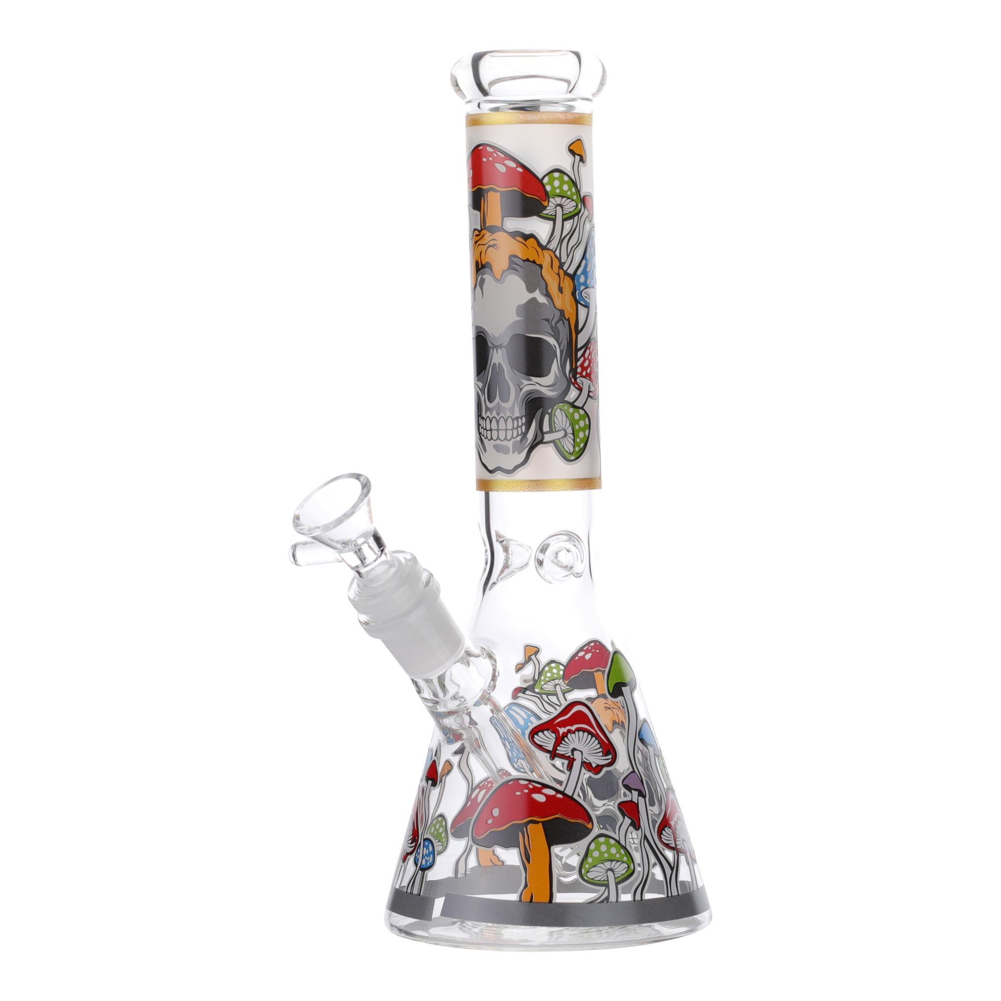 GITD Skull Cap Bong - 10in - Everything 420