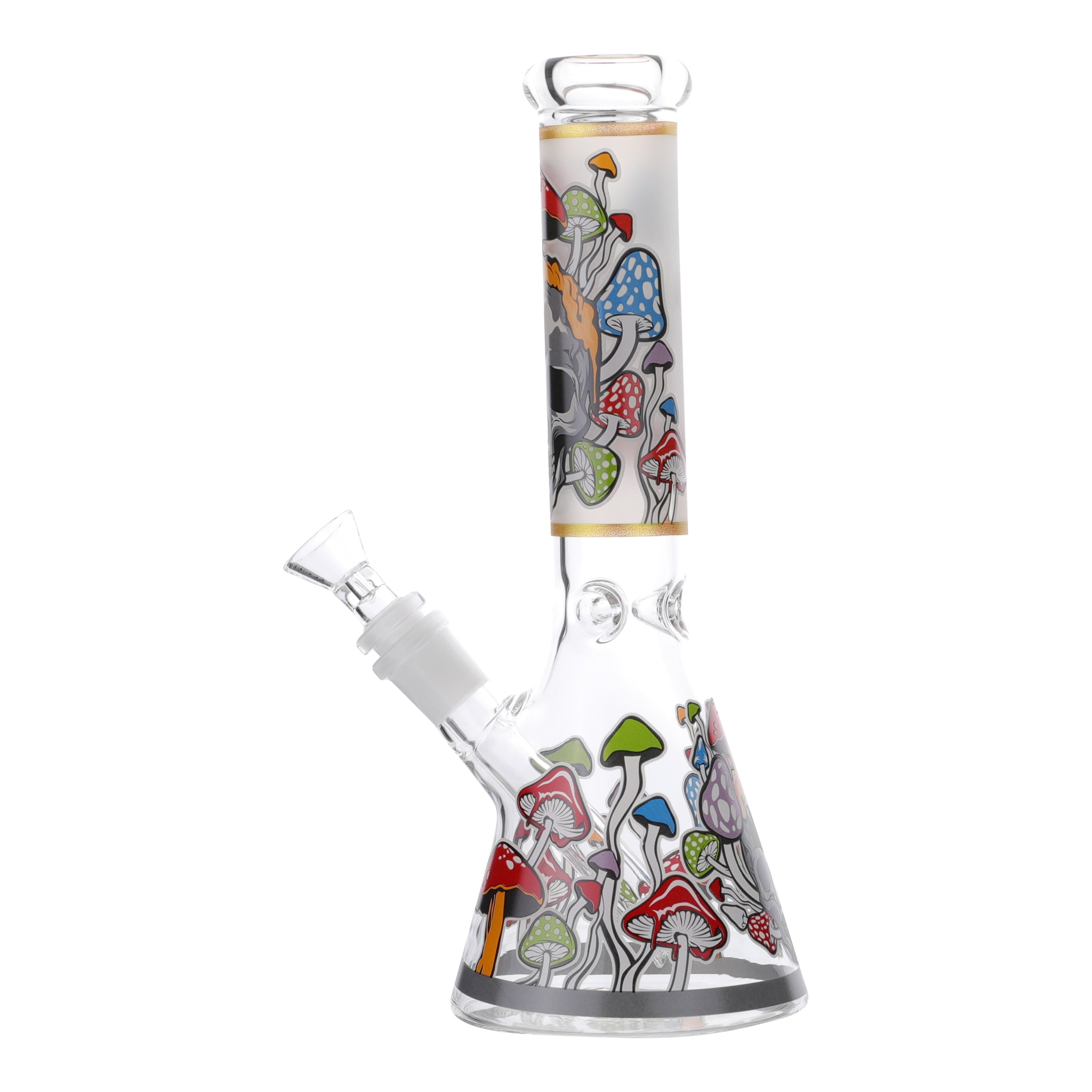GITD Skull Cap Bong - 10in - Everything 420