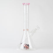 Glassfinity Beaker Bong - 16in Pink