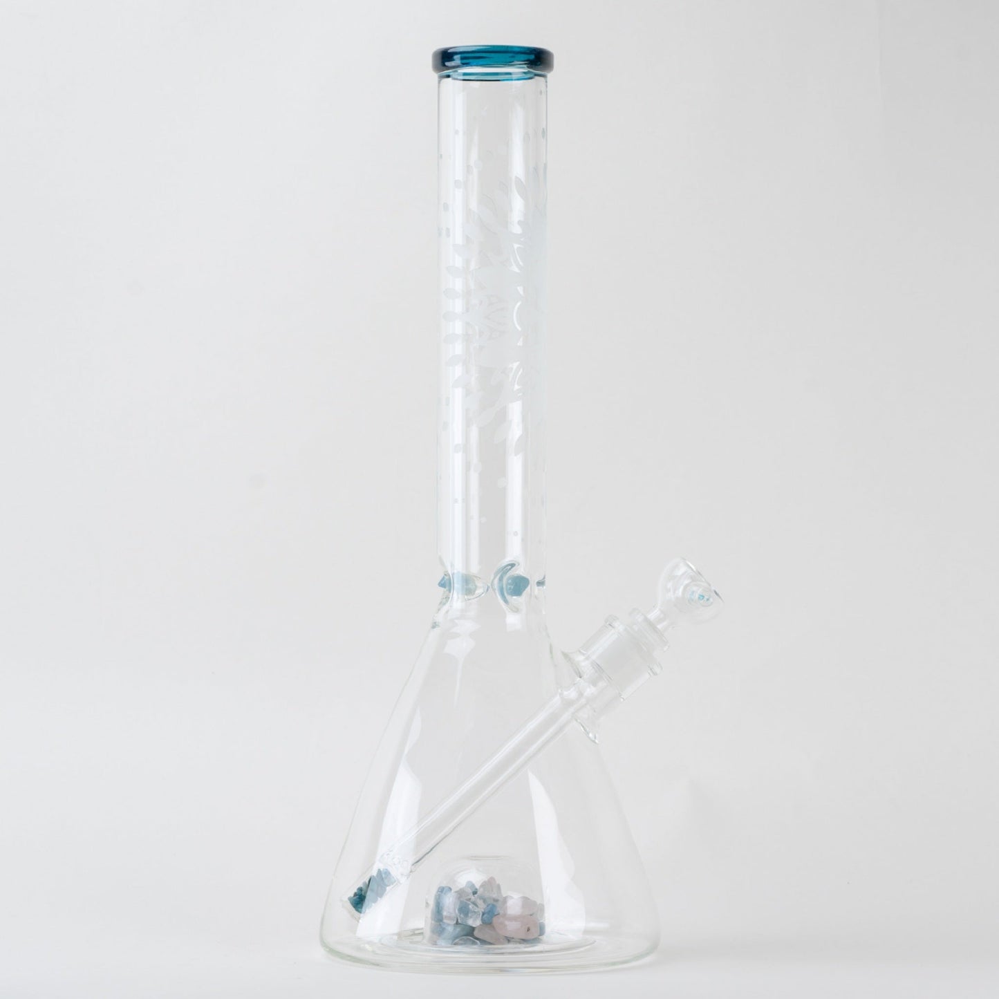 Glassfinity Beaker Bong - 16in Blue