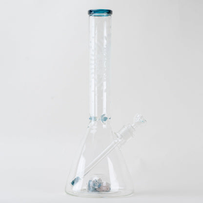 Glassfinity Beaker Bong - 16in Blue