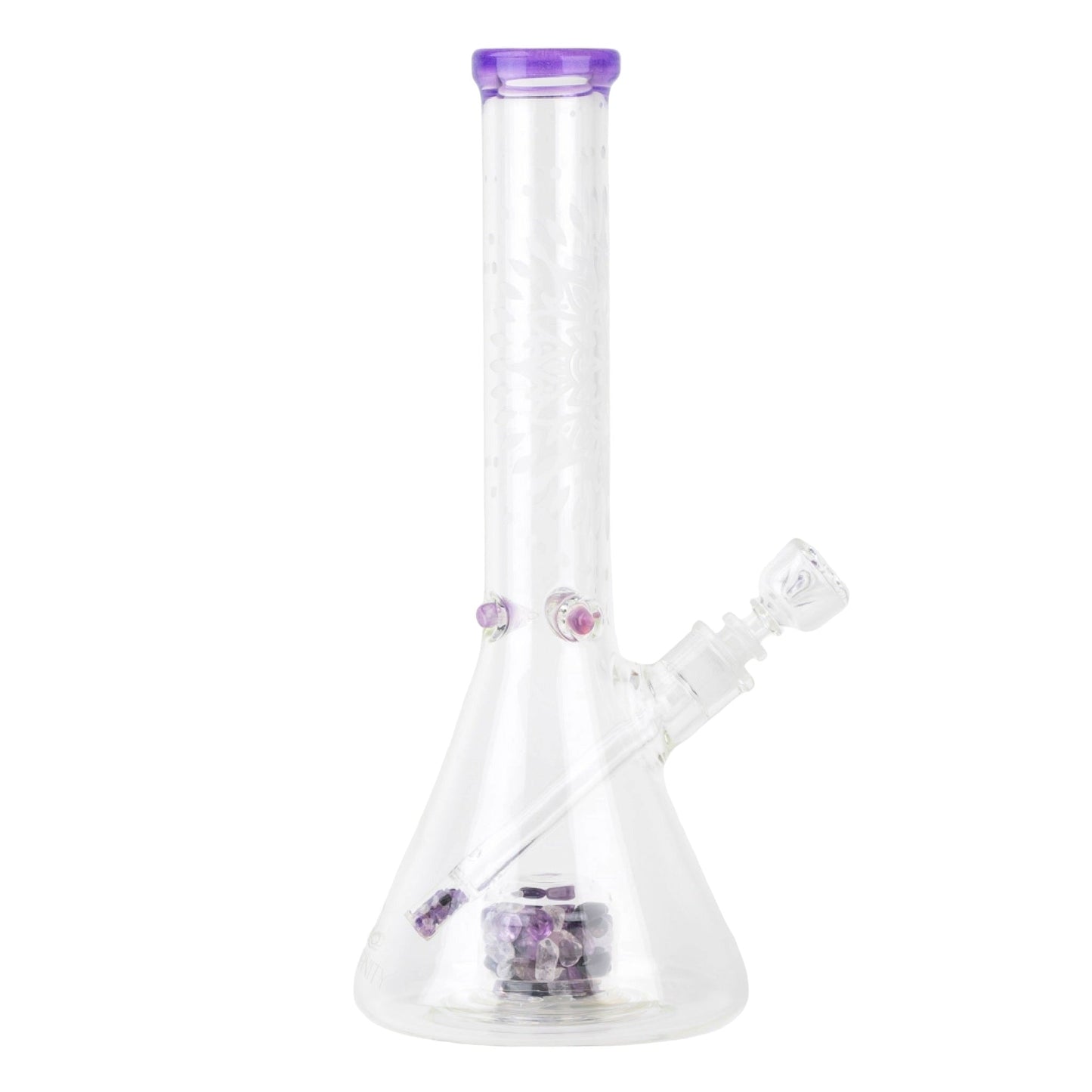 Glassfinity Beaker Bong - 16in Purple