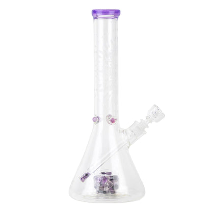 Glassfinity Beaker Bong - 16in Purple