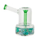 Glassfinity Bubbler Bong - 4.5in Green