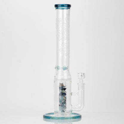 Glassfinity Prisim Stemless Bong - 12in Blue