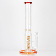 Glassfinity Prisim Stemless Bong - 12in Orange