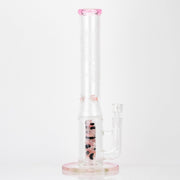 Glassfinity Prisim Stemless Bong - 12in Pink