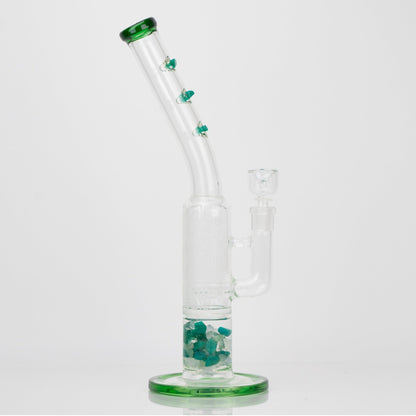 Glassfinity Sherlock Bong - 12in Green