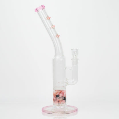 Glassfinity Sherlock Bong - 12in Pink