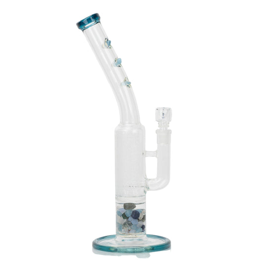 Glassfinity Sherlock Bong - 12in Blue
