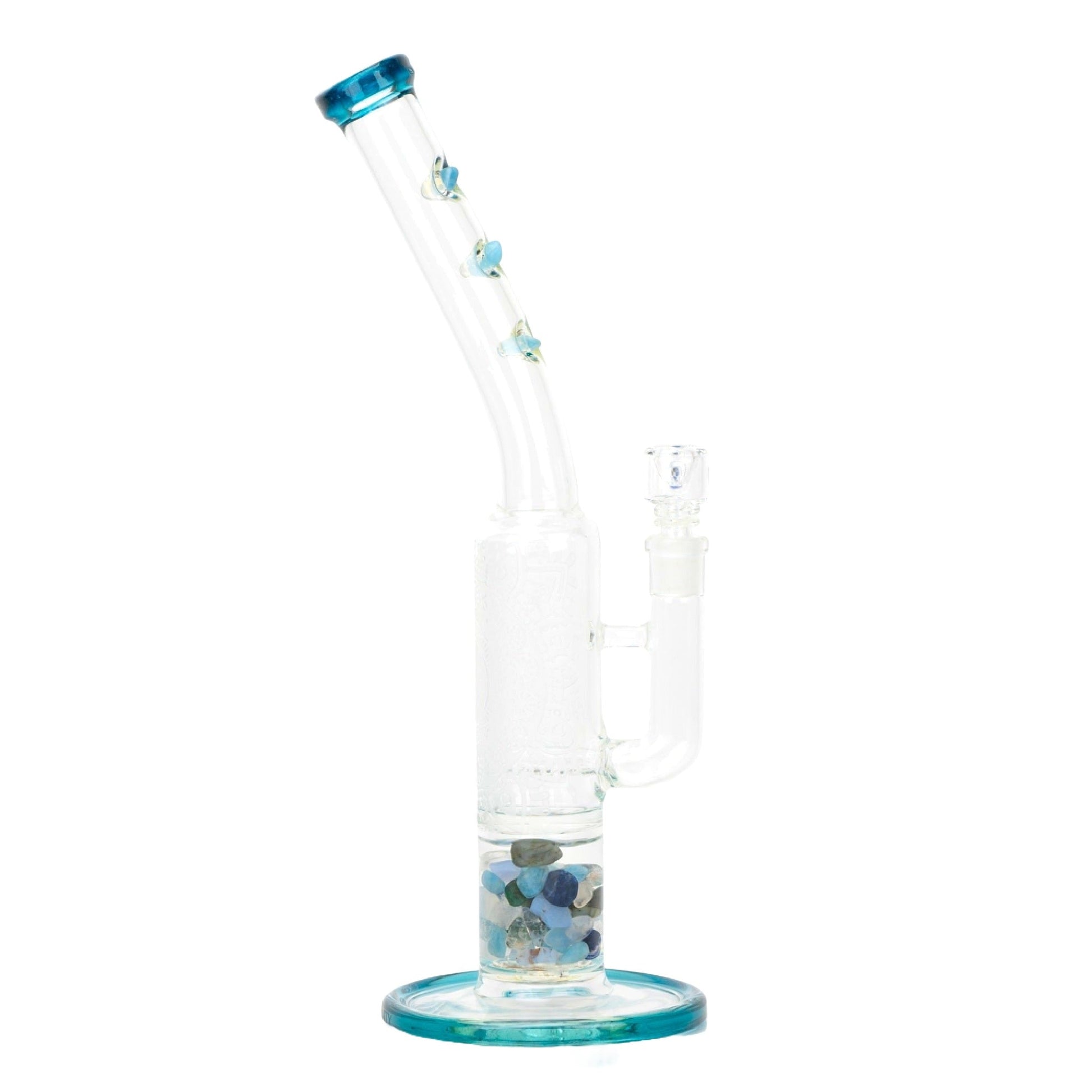 Glassfinity Sherlock Bong - 15in Blue