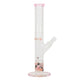 Glassfinity Straight Tube Bong - 16in Pink