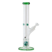 Glassfinity Straight Tube Bong - 16in Green