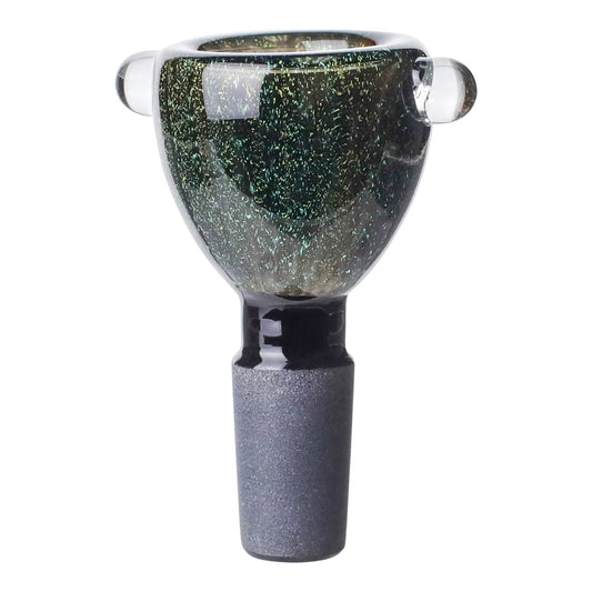 Glitter Bowl - 14mm Male Teal