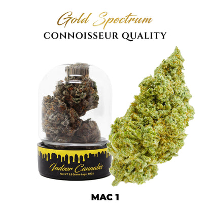 Gold Spectrum Connoisseur Premium THCa Flower - 3.5g Mac 1