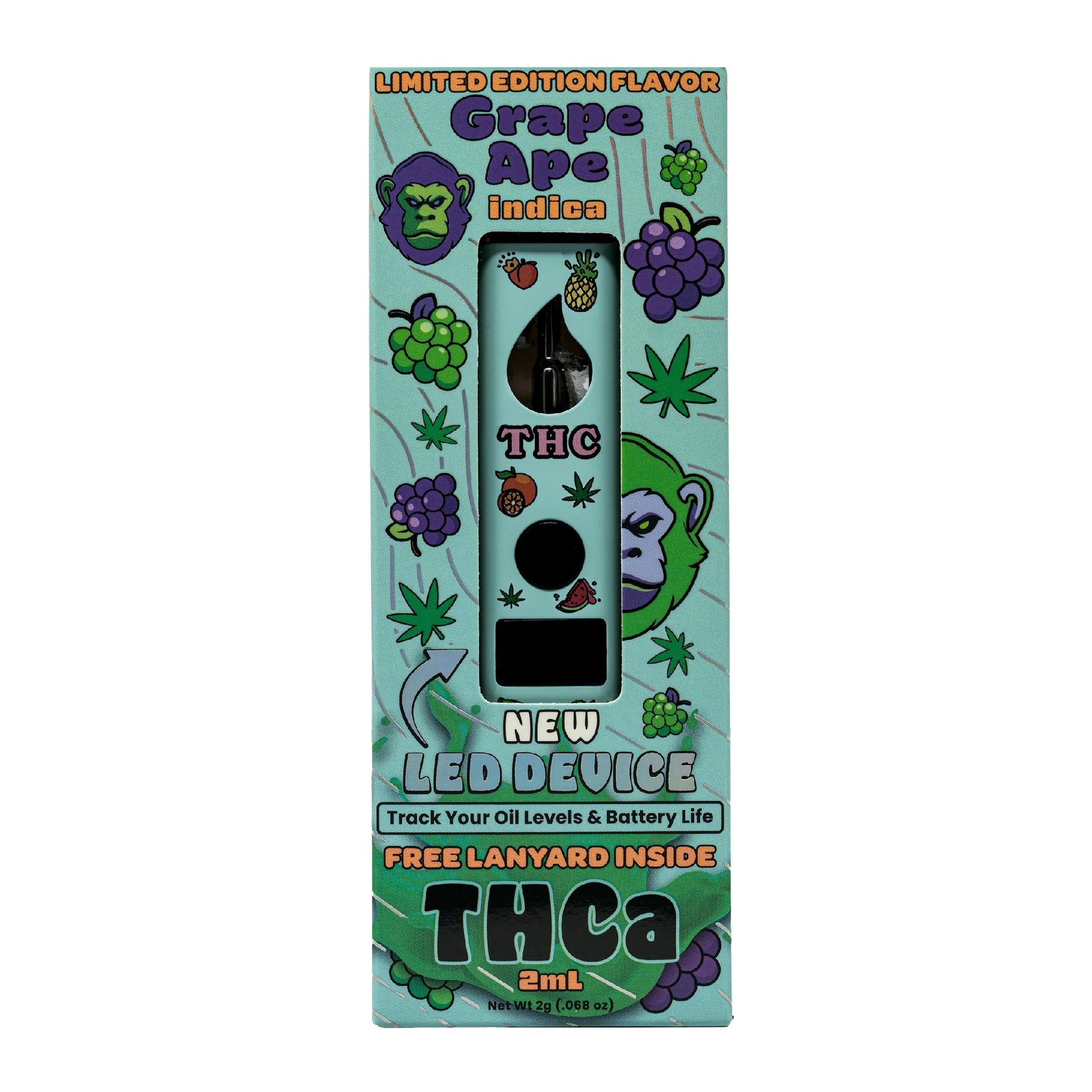 Gold Spectrum Fruity THC-A Device - 2000mg Grape Ape (I) / 1 Pack