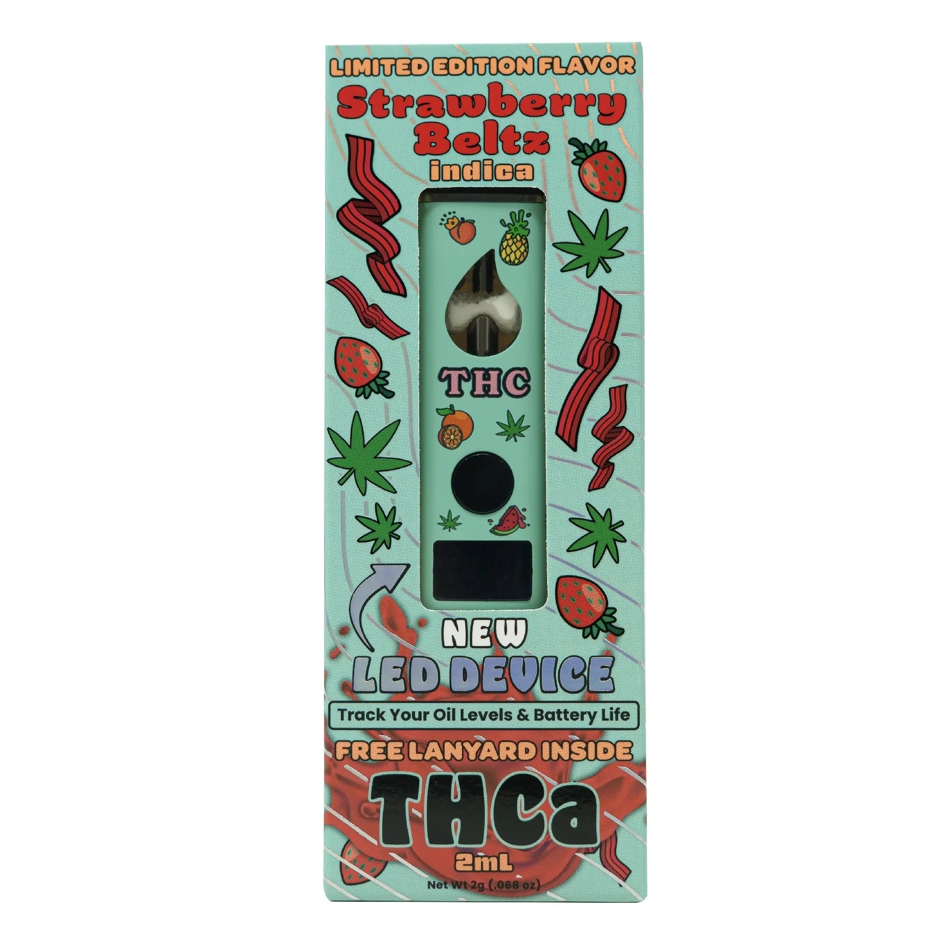 Gold Spectrum Fruity THC-A Device - 2000mg Strawberry Beltz (I) / 1 Pack