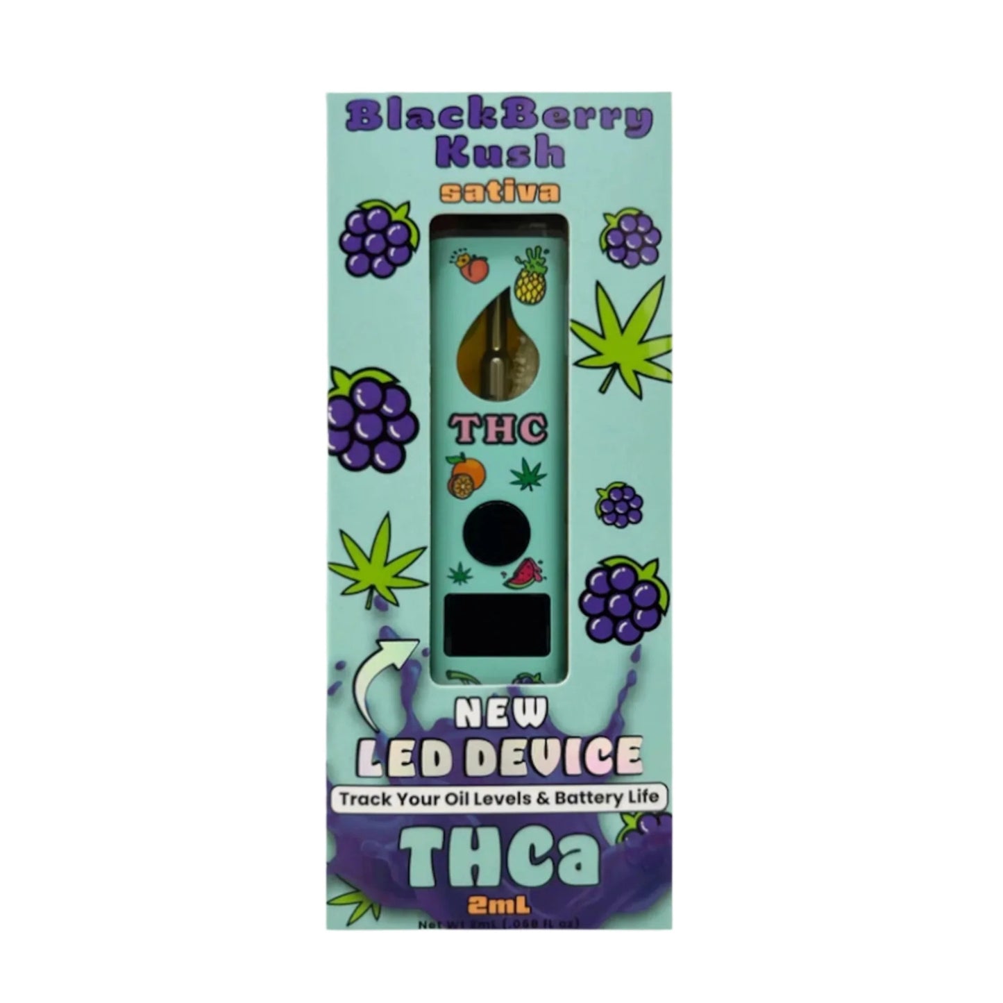Gold Spectrum Fruity THC-A Device - 2000mg Blackberry Kush (S) / 1 Pack