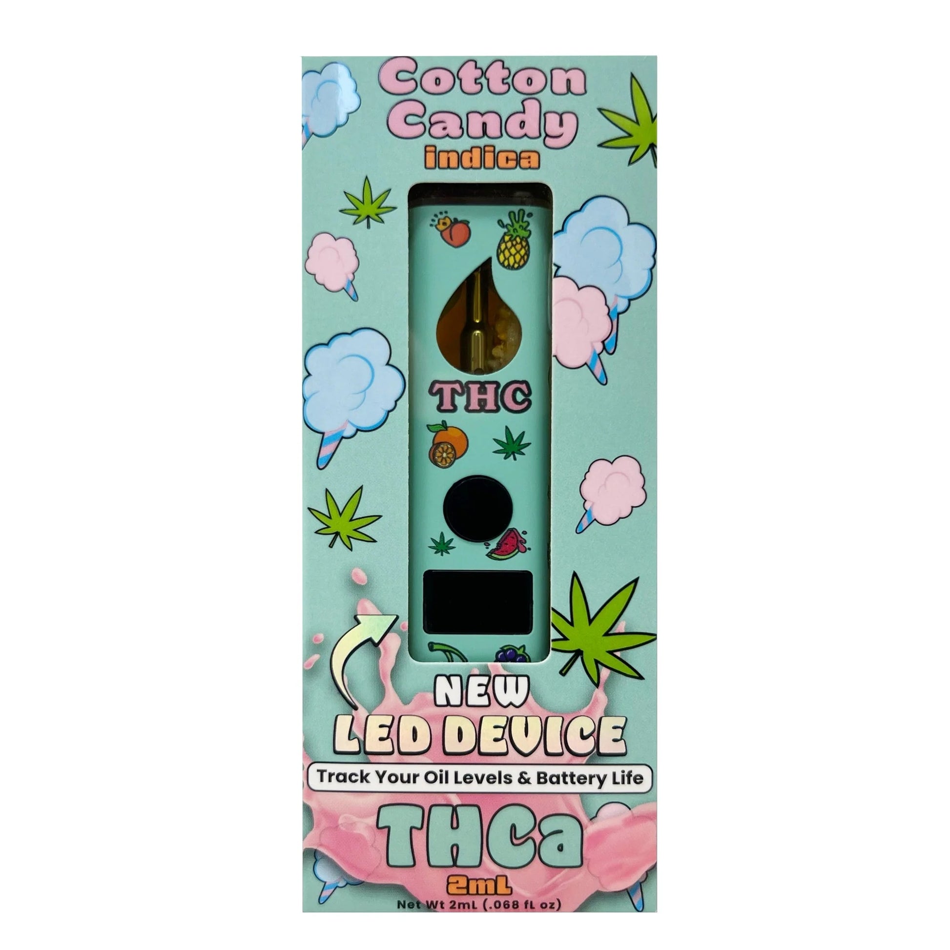 Gold Spectrum Fruity THC-A Device - 2000mg Cotton Candy (I) / 1 Pack